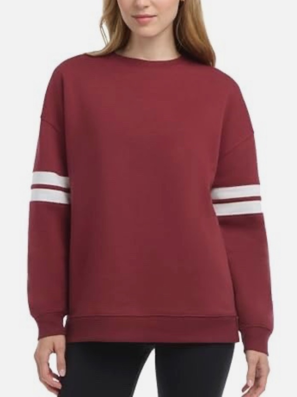 Crew neck pull over sweatshirt